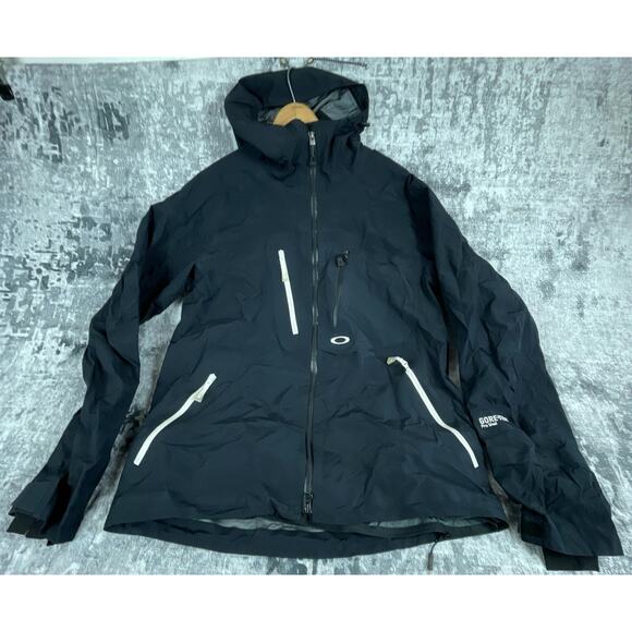 Oakley Sethmo 3L Gore-Tex Pro Shell Showboarding Ski Jacket Black XL 41150 - Picture 1 of 10